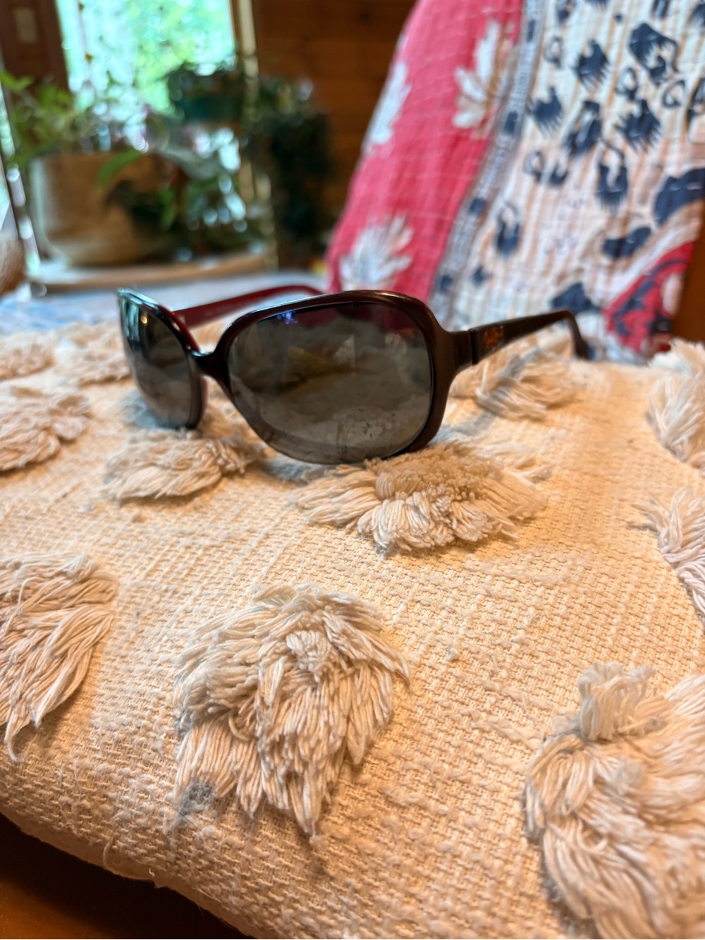 Maui Jim Women's Sunglasses in Deep Burgundy